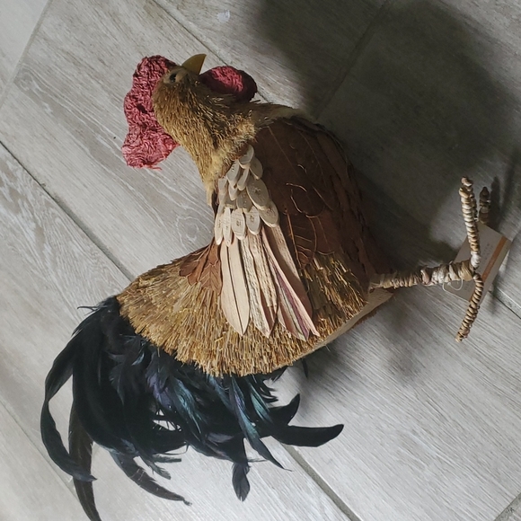 NWT Ashland 15in Decorative Farmhouse Freestanding Rooster - Picture 9 of 12